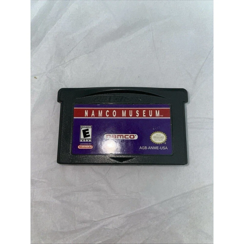 Namco Museum GBA Nintendo Game Boy Advance Tested Authentic Game Cartridge